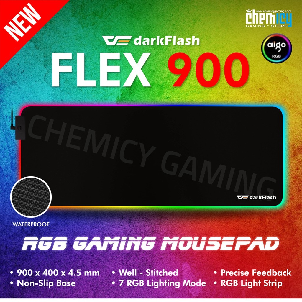 Aigo Darkflash Flex 900 XXL RGB แผ่นรองเมาส์สําหรับเล่นเกม