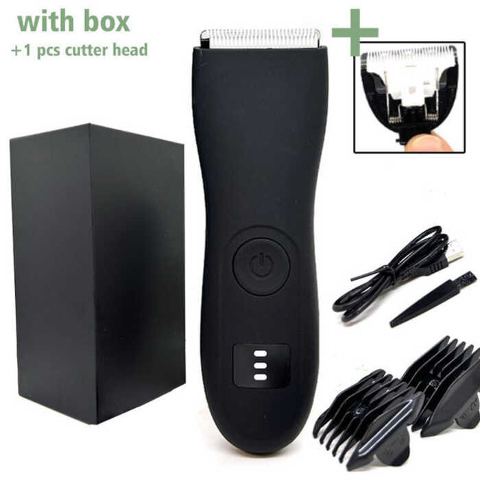 ▣ Flicke Mens For Men Balls Women Lady Hair Removal Bikini Trimmer Groin & Body Shaver Groomer