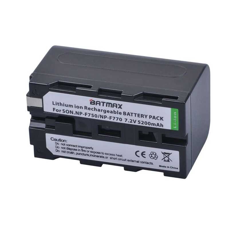 ❃ 5200 Mah 1 PC Np-F750 Npf750 F750 F730 F770 แบตเตอรี่สําหรับ Sony NP F960 F970 Np-F770 F550 C ❃