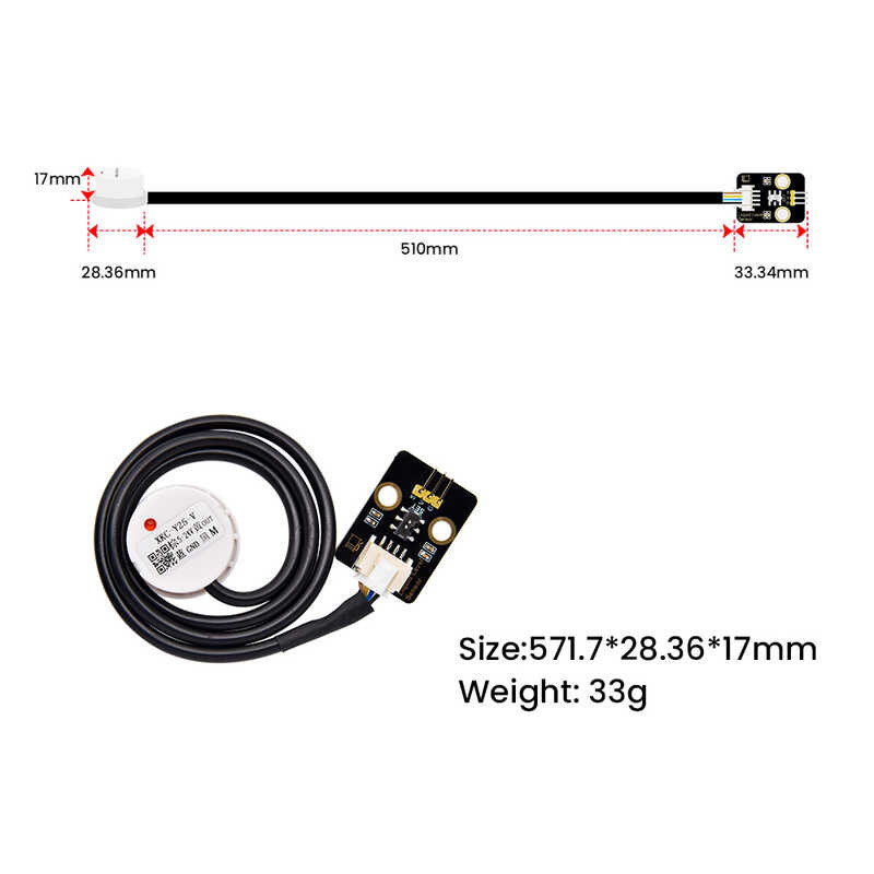 ❤ Keyestudio Xkc-Y25-V เซ็นเซอร์ระดับแบบไม่สัมผัสโมดูลตรวจ