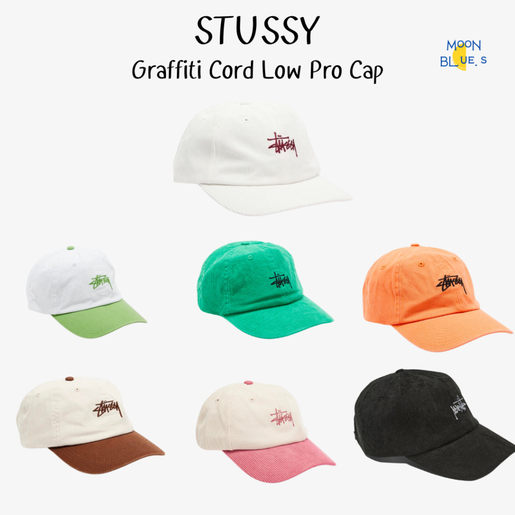 ♞,♘หมวก Stussy Cap ของแท้100% สินค้าพร้อมส่ง mfd