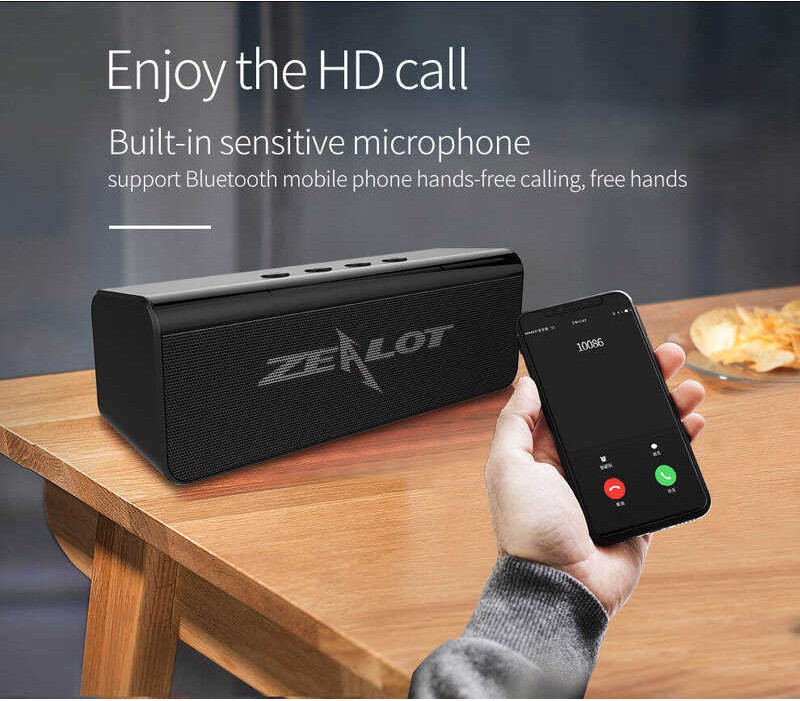❤ Zealot S31พกพาบลูทูธ5.0ลำโพง3dไฮไฟลำโพงไร้สายสเตอริโอ