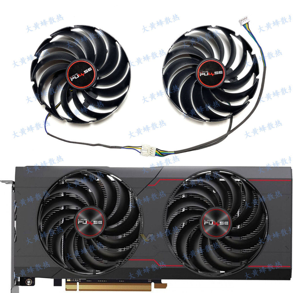 SAPPHIRE/SAPPHIRE RX6700XT PULSE Platinum Edition พัดลมกราฟิก FD10015M12D