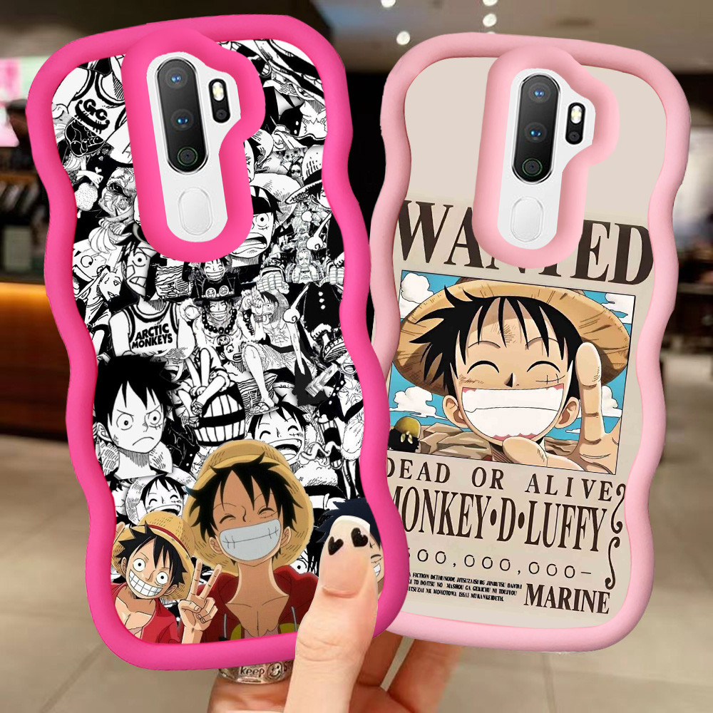 MERAH Z-34 One Piece Red Black Pink Case สําหรับ OPPO A9 F11 A5 2020