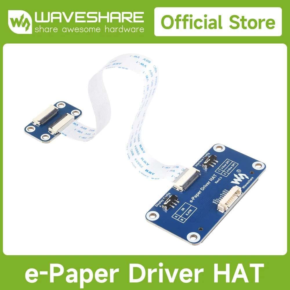 Waveshare E-Paper Driver HAT สําหรับ Universal E-Paper Raw Panels จอแสดงผล E-ink เข้ากันได้กับ Raspb