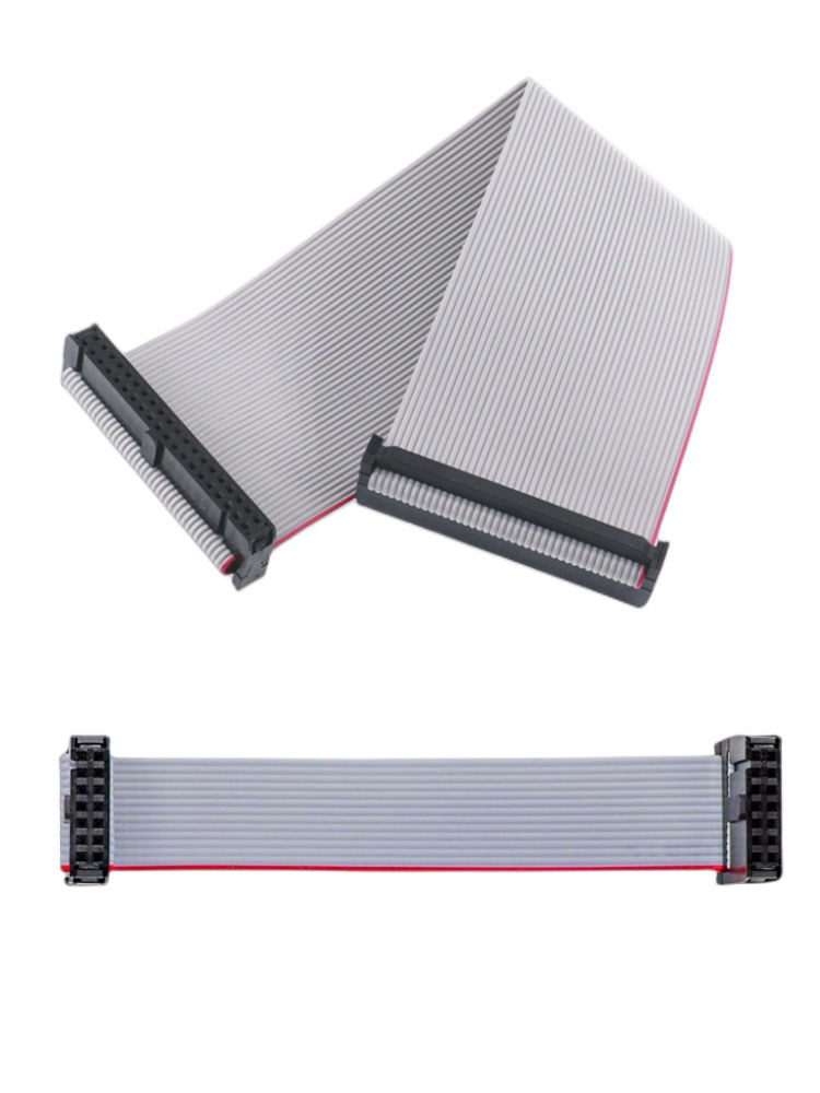2.54 มม.FC สีเทาแบนสาย FC-60P Double-Headed สาย AVR การเชื่อมต่อสาย JTAG 10/30/50 ซม.-1/2/3M