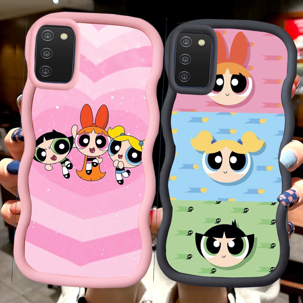 MERAH Z-6 Powerpuff Girls Red Black Pink Casing For Samsung Galaxy F02S M02S A02S A03S A31 A51 A03