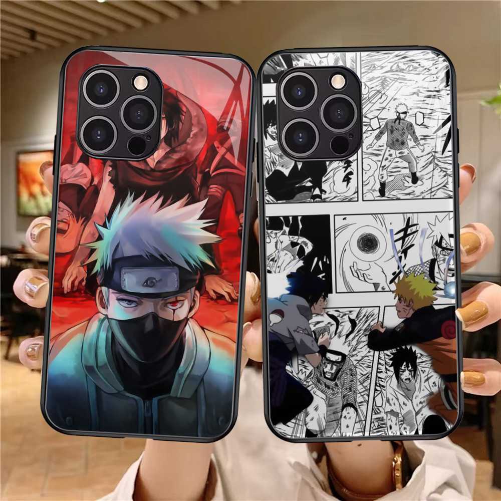 Z-29 เคสนารูโตะสําหรับ iPhone 11 6 6S 12 Mini Pro Max Plus HD Glass