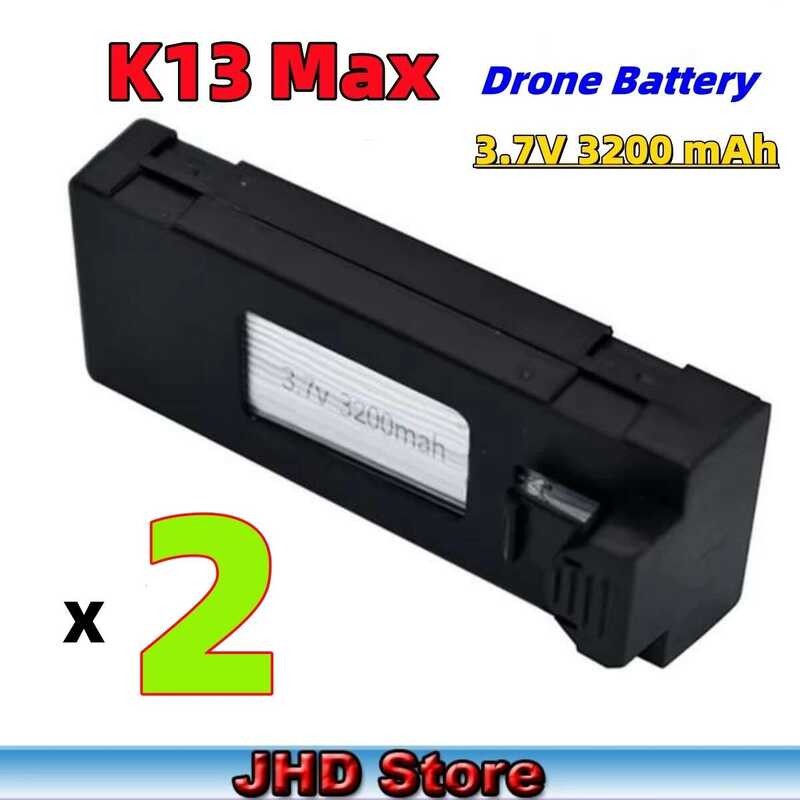 ❃ JHD MAX แบตเตอรี่ K13max RC Drone อะไหล่ 3.7V 3200Mah แบตเตอรี่/Usb K13 Max แบตเตอรี่ขายส่ง