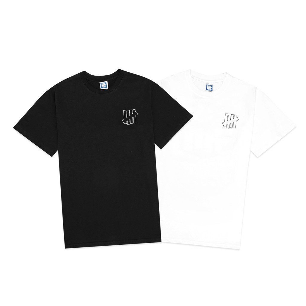 ♞,♘,♙เสื้อยืดโลโก้ Undefeated Outline vgh