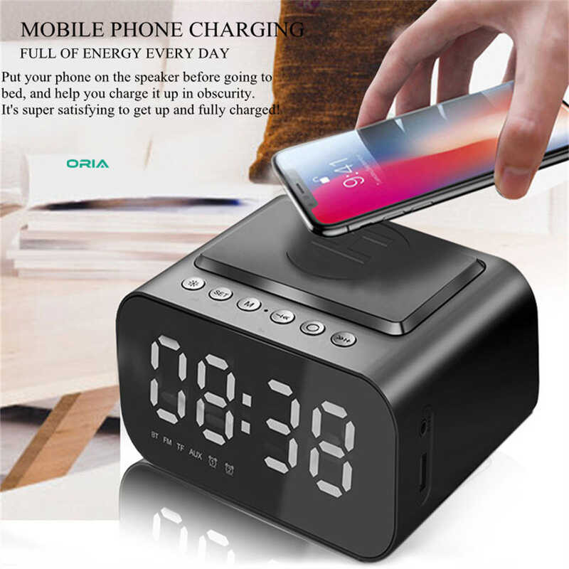 ❤ นาฬิกากระจกดิจิตอล ORIA ลำโพงบลูทูธ FM