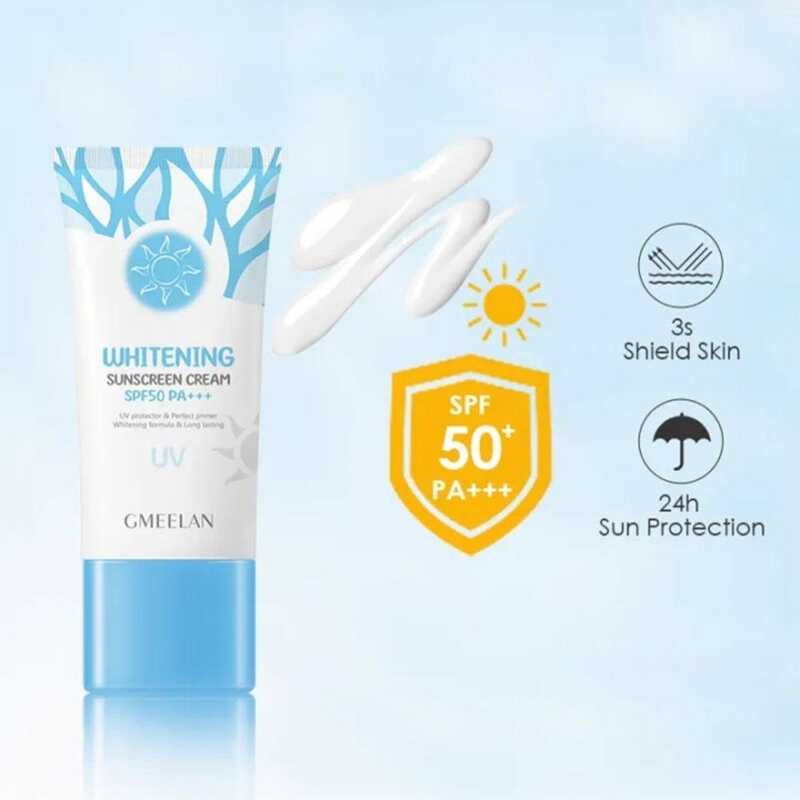 ▣ GMEELAN Niacinamide Whitening ครีมกันแดด Uv และครีมผิวขาวเจลแลน