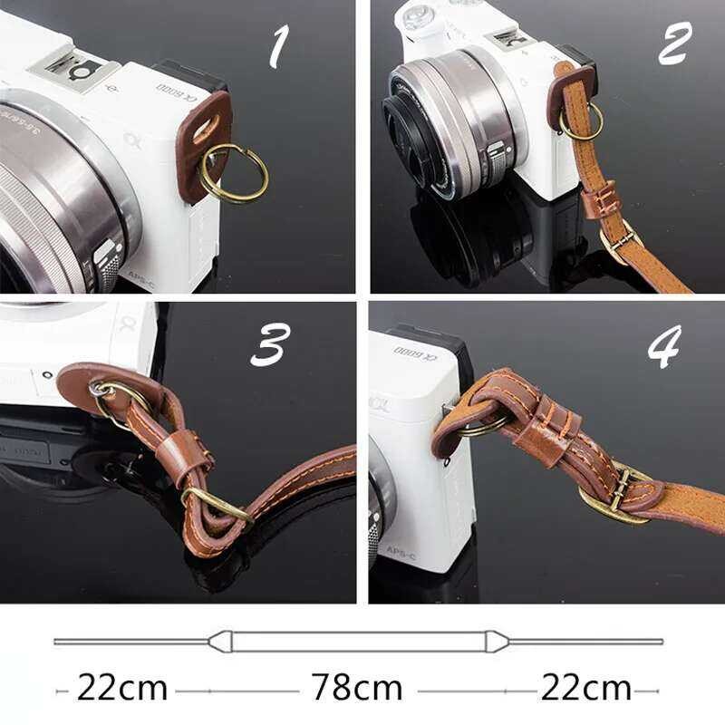 ▥ ของแท้จริงหนังสายคล้องคอสำหรับกล้อง Mirrorless DSLR TLR FUJIFILM FUJI SONY Nikon Olympus Pana