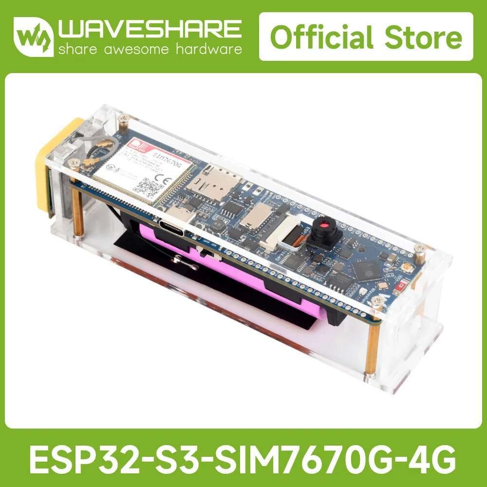 Waveshare ESP32-S3 SIM7670G 4G บอร์ดพัฒนา, LTE Cat-1/WiFi/บลูทูธ/GNSS ตําแหน่ง,เหมาะสําหรับ 4G แบบพก