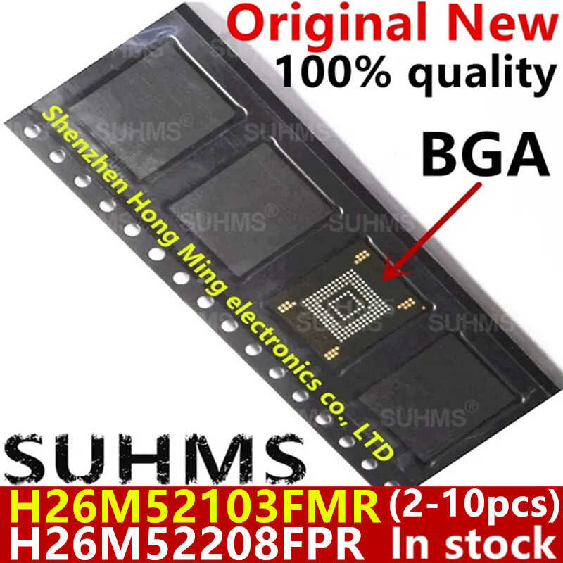 ❤ (2-10 ชิ้น) แบรนด์ใหม่ 100% H26m52103fmr H26m52108fpr BGA ชิปเซ็ต
