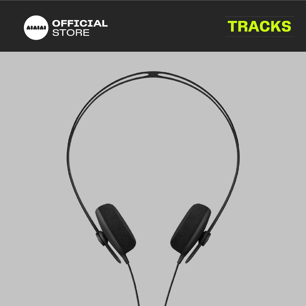 หูฟังแบบครอบหู AIAIAI รุ่น Tracks Headphone Black (มี 2 Plug 3.5 MM./ USB-C )