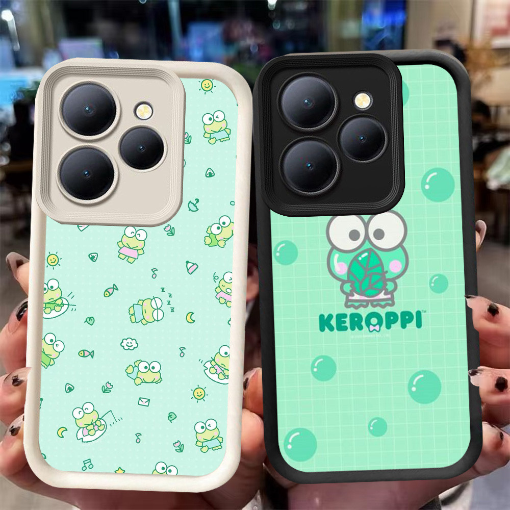 XI106 Kero-ppi Casing สําหรับ Tecno POP 9 8 7 Pro 5G สีดําสีขาว