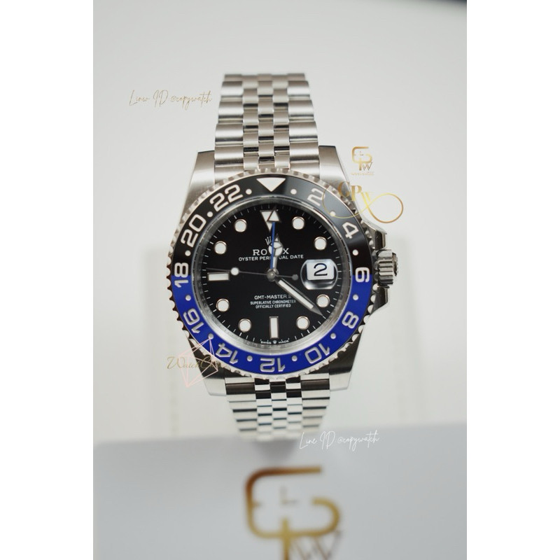 Rolex GMT Batman 40 mm. automatic swiss movement
