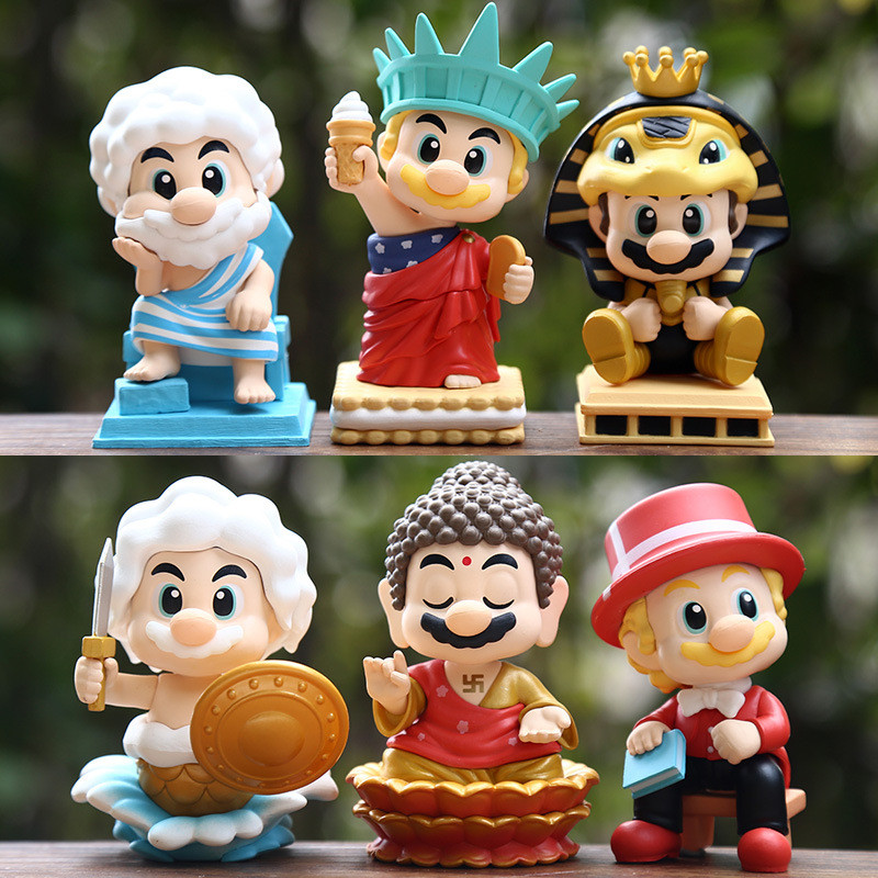 เวอร์ชันสนุก Q อะนิเมะเกมรูปขี้เล่นของเล่น Pvc สําหรับเดสก์ท็อป Nostalgic Decor ราคา ถูกที่สุด ดีลบีเคเค แกลเลอรีภาพที่ 4