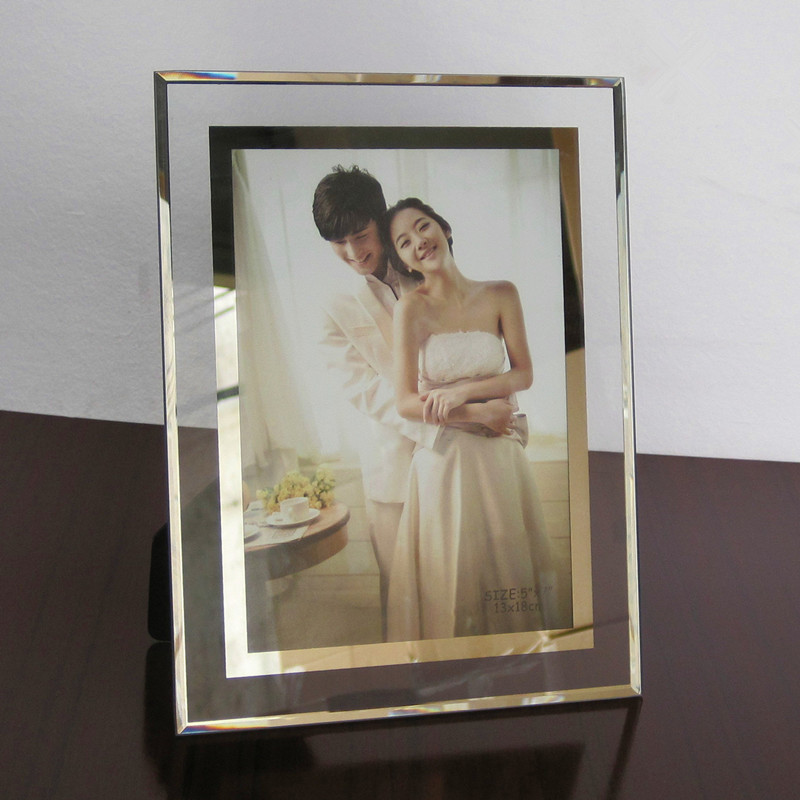 Transparent Crystal Glass Photo Frame A4 Certificate Mounting Frame 6-inch 7-inch A5A3 Display Fram