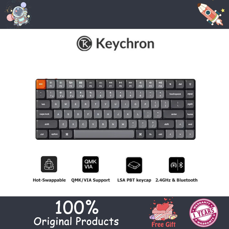 Keychron K3 Max QMK/VIA คีย์บอร์ดไร้สาย 75%