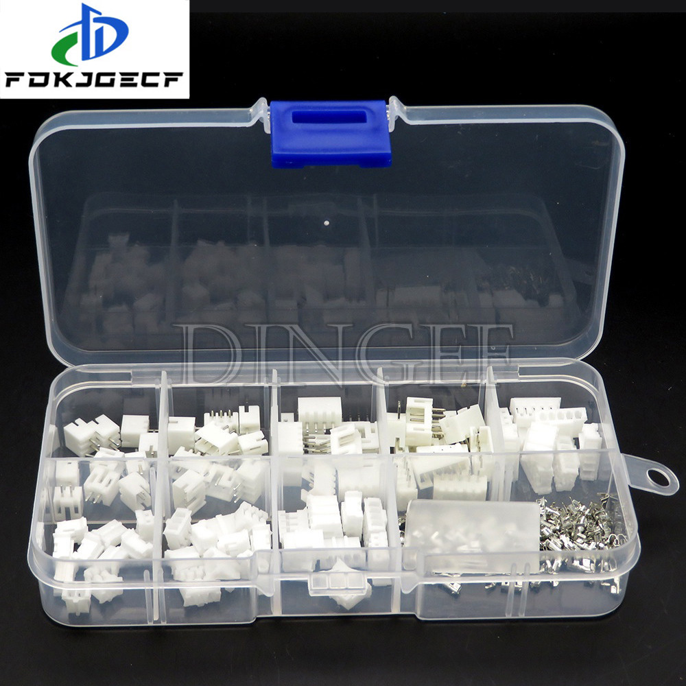 230 ชิ้น/ล็อต PH2.0 2 P 3 P 4 P 5 Pin 2.0 มม.Pitch Terminal Kit Housing Pin Header JST Connector Wir