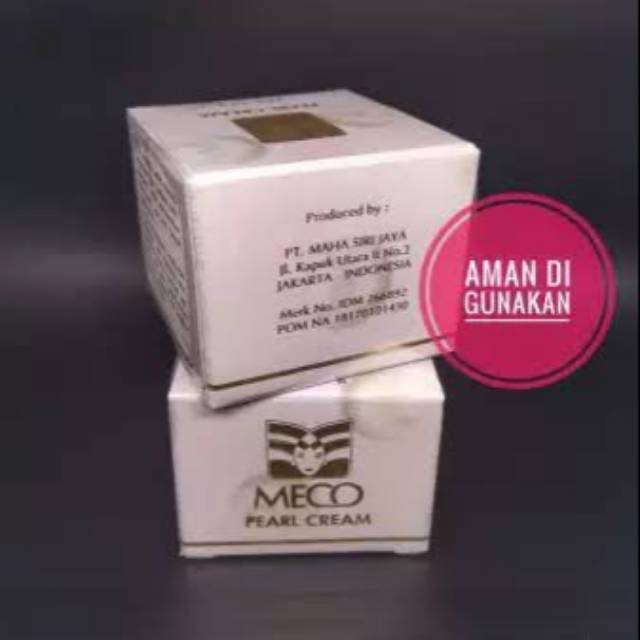 ในสต็อก Meco Pearl Cream 12gr (เดย์ครีม)