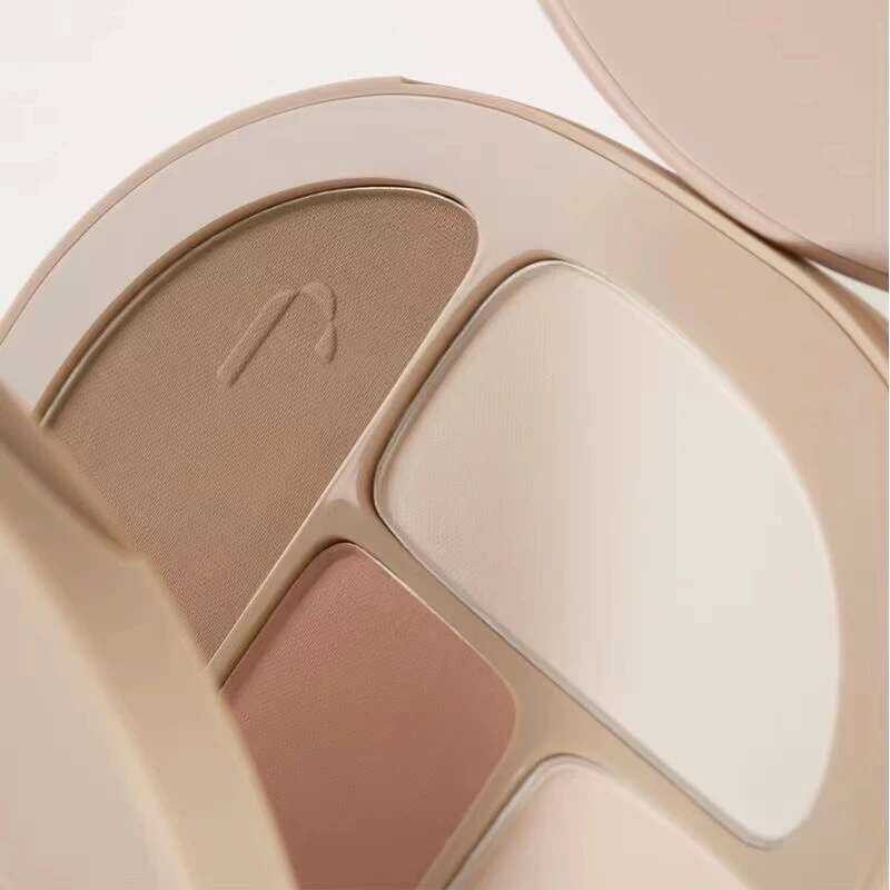 ▥ Joocyee Facial Palette Contouring Highlighter Blush Multi-Purpose Expansion หดตัวแต่งหน้า Bri