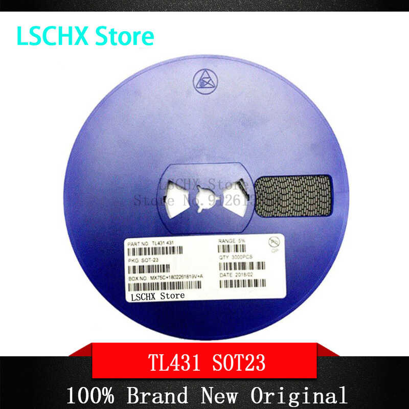 ❤ 3000 ชิ้น Tl431 Tl431a Sot-23 431 SOT SMD ตัวควบคุมแรงดันไฟฟ้าใหม