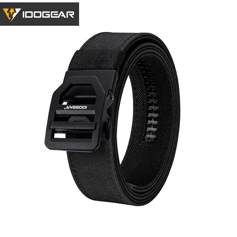 IDOGEAR เข็มขัดยุทธศาสตร์ทําจากไนล่อน ปรับได้ หัวเข็มขัดโลหะ IPSC หนัก 1.5" รุ่น 3434