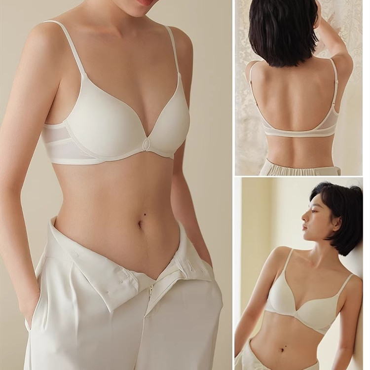 หน้าอกเล็กนุ่มไร้สายสาวชุดชั้นในปิดด้านหน้าเซ็กซี่ยูประเภทที่สวยงามกลับชุดชั้นในที่ไร้รอยต่อ ดัน ขึ้น ชุดชั้นใน