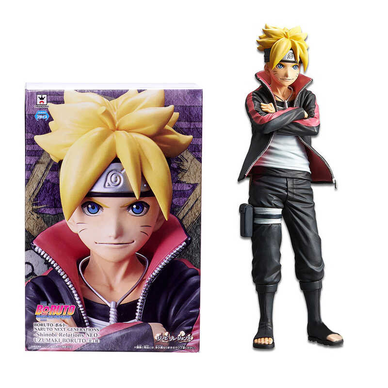 ◆ 24Cm Anime Figure NARUTO BORUTO THE MOVIE Uzumaki Boruto Action Figure PVC Collection Model T