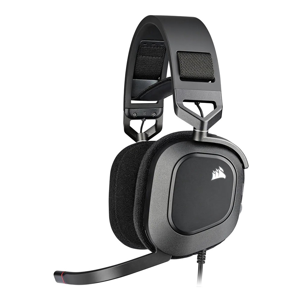 HEADSET (หูฟัง) CORSAIR HS80 RGB USB (CARBON) (CA-9011237-AP)
