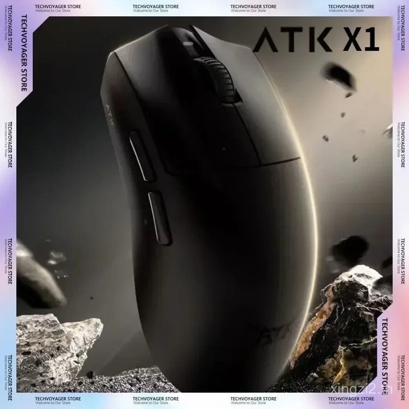 ATK Blazing Sky X1 Mouse 3โหมด8K Wireless Gamer liekong low latency E-Sports น้ำหนักเบา FPS Gaming