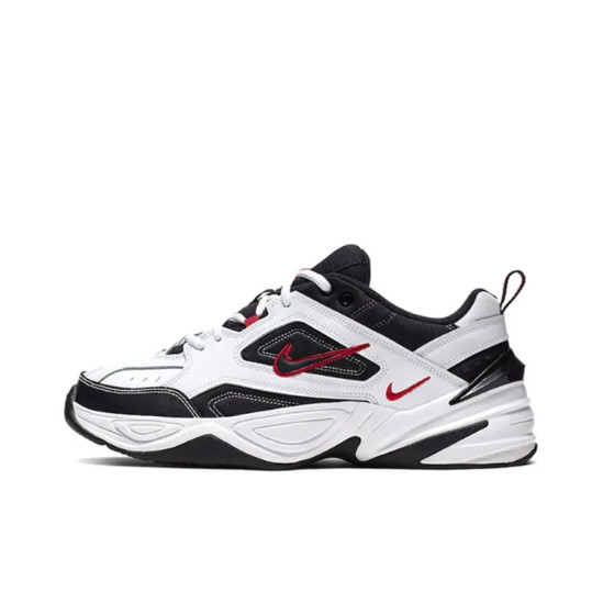 【ของแท้ 100 %】Nike M2K Tekno AV4789-104 ดำแดง SNEAKERS