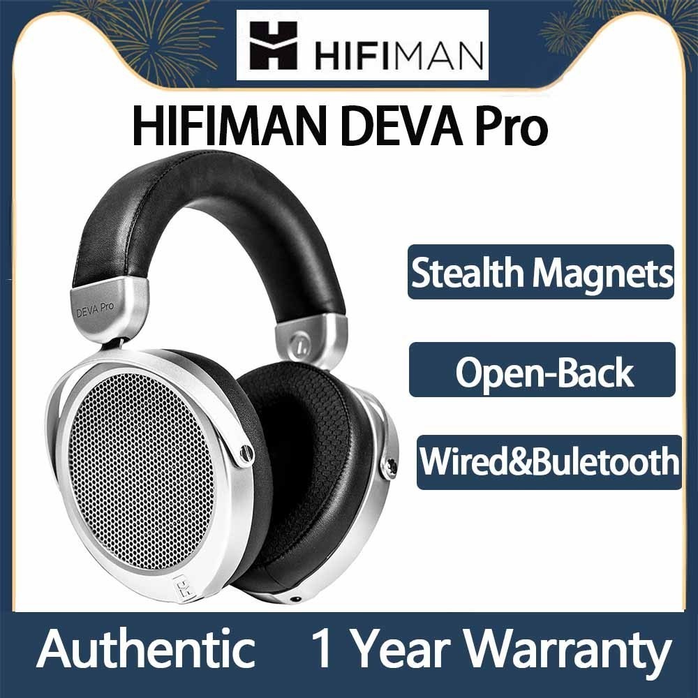 Original HIFIMAN DEVA Pro หูฟัง Over-Ear ขนาดเปิดด ้ านหลัง Planar Stealth แม ่ เหล ็ กชุดหูฟังบลูท