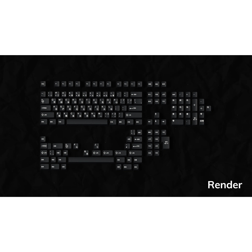 [Keycaps] GMK Shanshui Keycaps GMK แท้ ABS Doubleshot