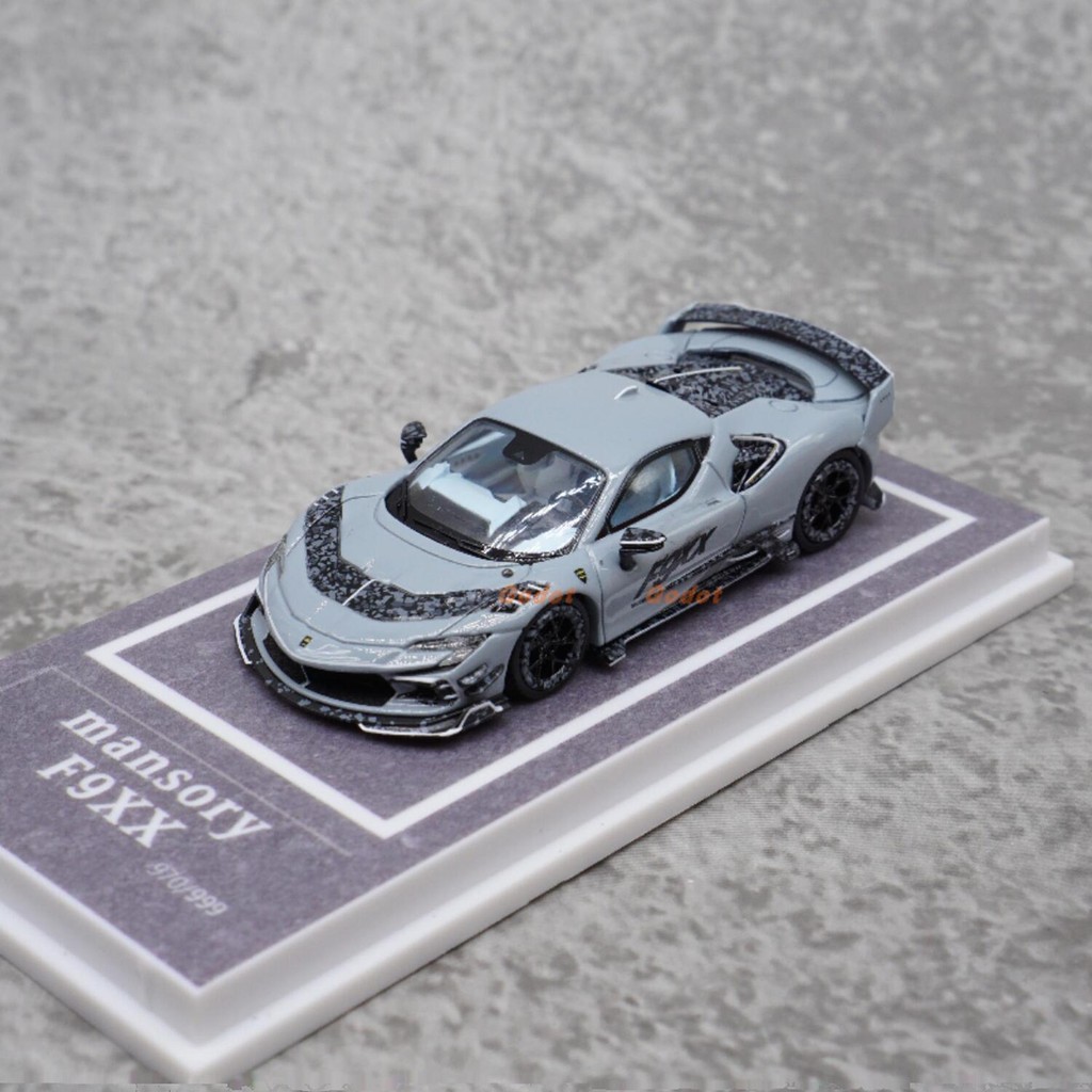 MJ 1: 64 Ferrari sf90 F9XX MANSORY โมเดลรถโลหะผสมเครื่องประดับคอลเลกชัน