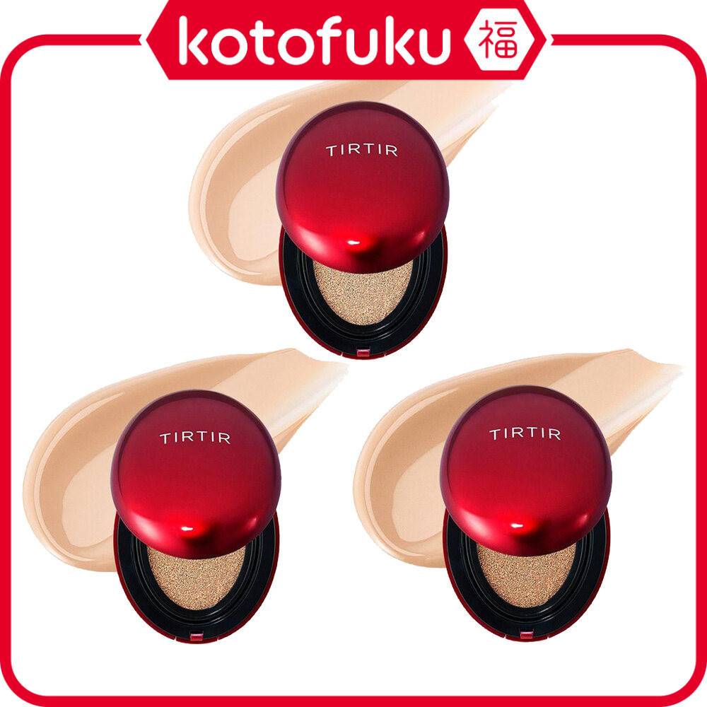 TIRTIR Mask Fit CUSHION Foundation RED CUSHION 17C PORCELAIN / 21N IVORY / 23N SAND JP
