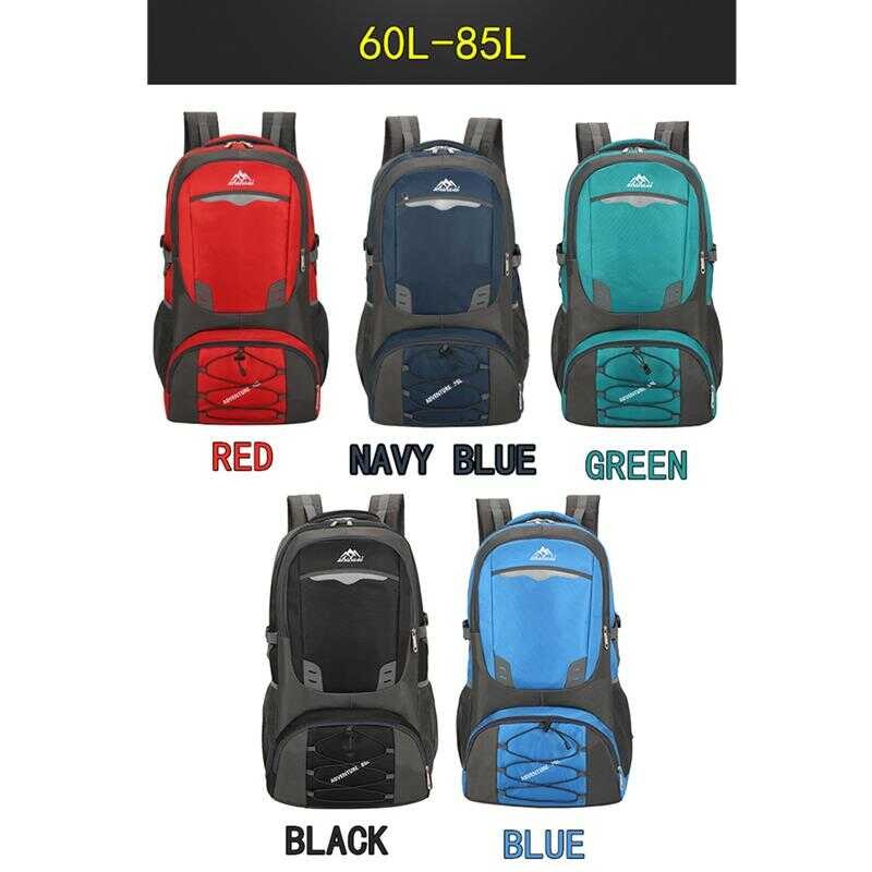 Traveler Backpack 60 L -85L กระเป๋าเป้ กระเป๋าเดินทาง กระเป๋าท่องเที่ยว Waterproof Outdoor Rucksack