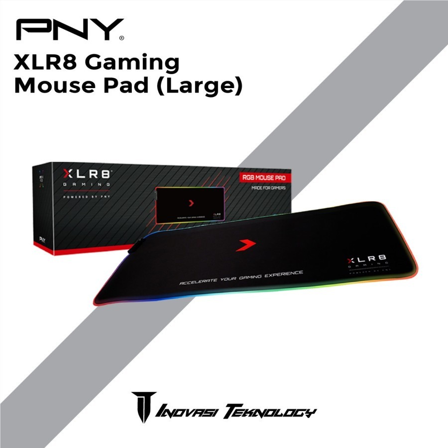 แผ่นรองเมาส์สําหรับเล่นเกม PNY XLR8 (700x300x3MM) - แผ่นรองเมาส์ PNY Gaming RGB