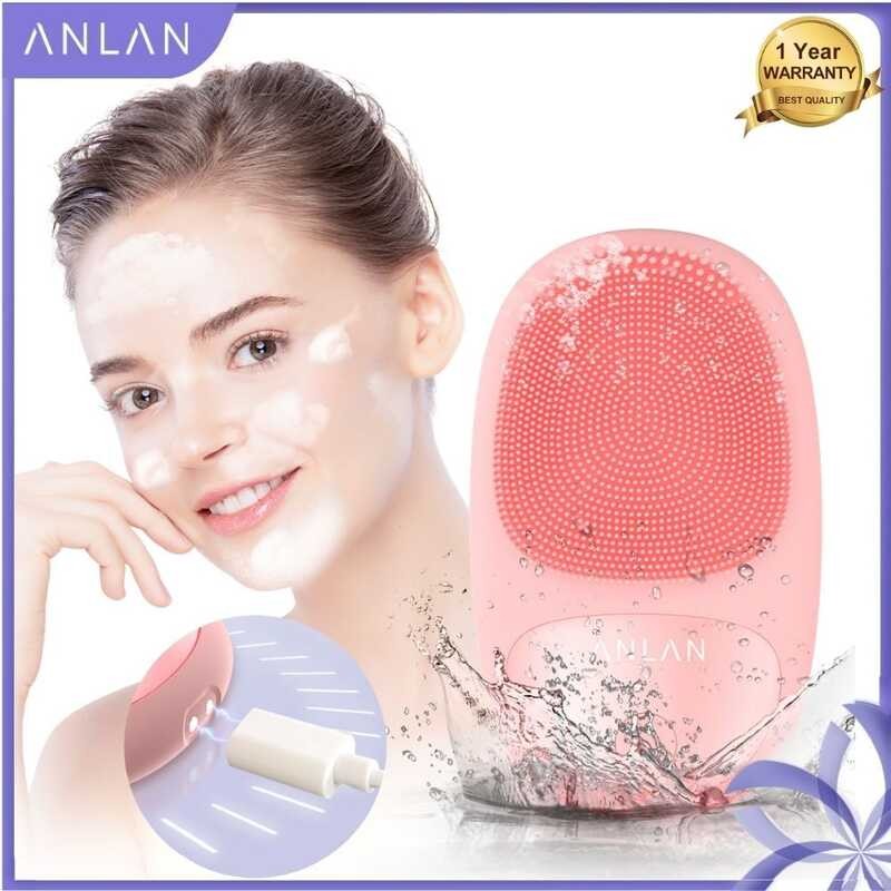 ▣ ANLAN เครื่องล้างหน้า Sonic แปรงทำความสะอาดใบหน้าซิล