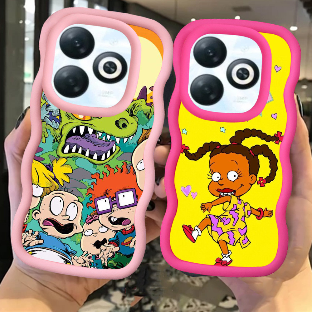 MERAH Z-32 Rugrats Red Black Pink Casing สําหรับ Tecno Spark POP 20C 20 8 Pro Plus GO 2025 2024