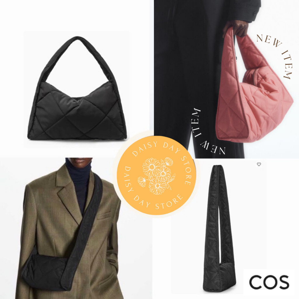 ♞,♘,♙กระเป๋า COS Mini diamond Diamond quilted shoulderDiamond oversize bag ของแท้ (พร้อมส่ง)Diamond