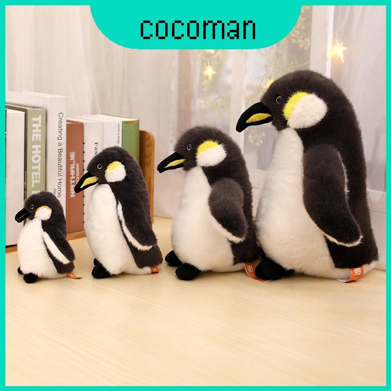 ตุ๊กตาเพนกวินน่ารักเหมือนจริง Ocean Park ของที่ระลึกของเล่นตุ๊กตาสั้น