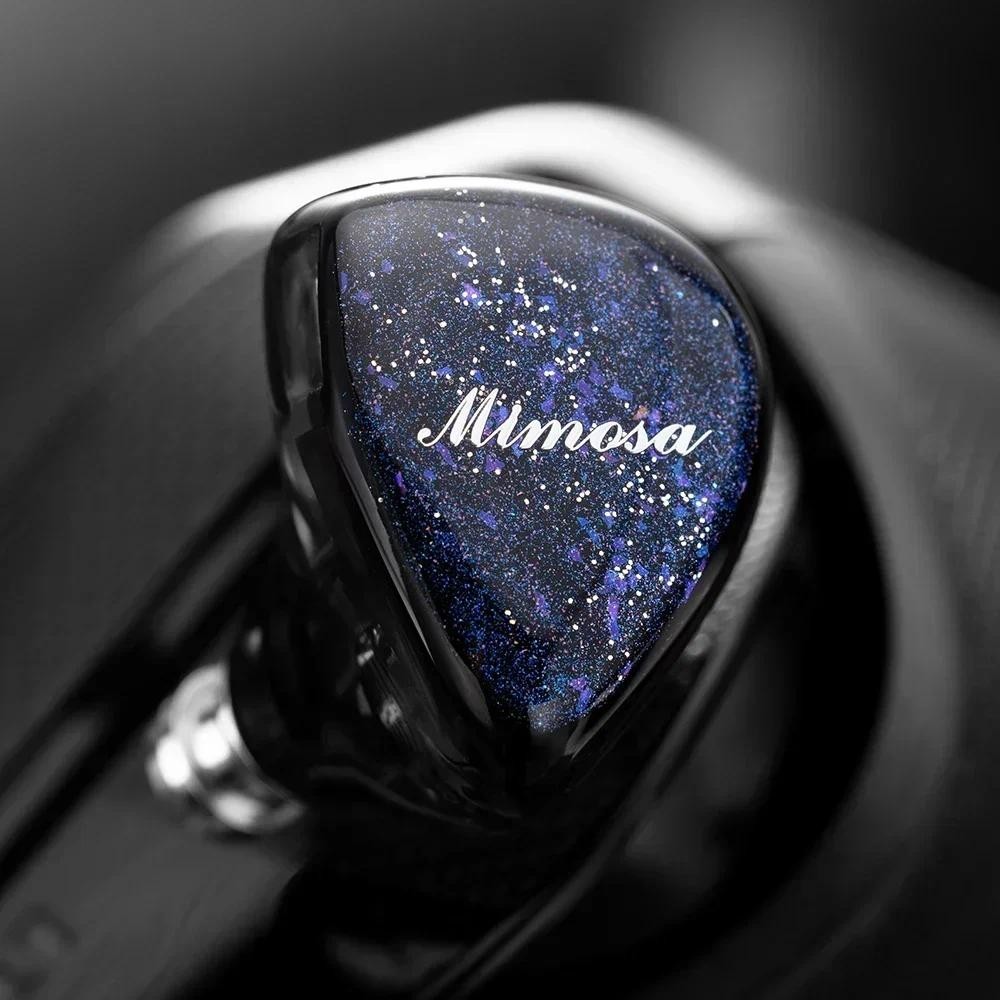 Qoa Mimosa 1 DD +1 Planar IEMs ในหู HIFI หูฟังแบบมีสายเพลง Monitor หูฟัง 0.78 2pin สาย 3.5/4.4 มม.ป