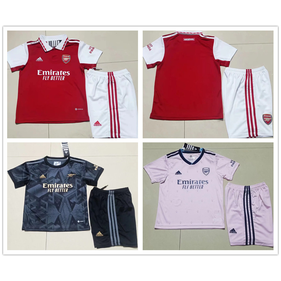 ในสต็อก ใหม่ 2022 2023 Arsenal เสื้อฟุตบอล Kids Kits