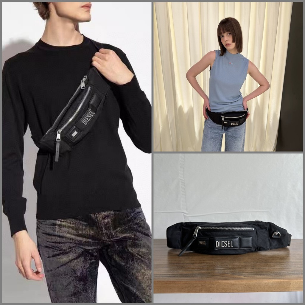 Top Version Diesel กระเป๋าคาดเอว Chest Bag Unisex