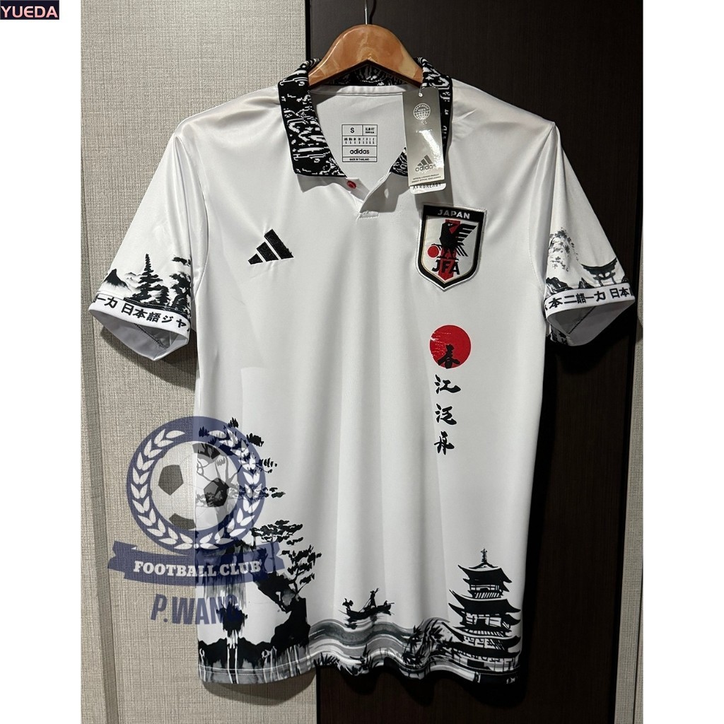 เสื้อฟุตบอล - [เกรดแฟนบอล] ทีมชาติ ญี่ปุ่น ปี 2025 *สีขาว* Blanco Negro. [รุ่นพิเศษ