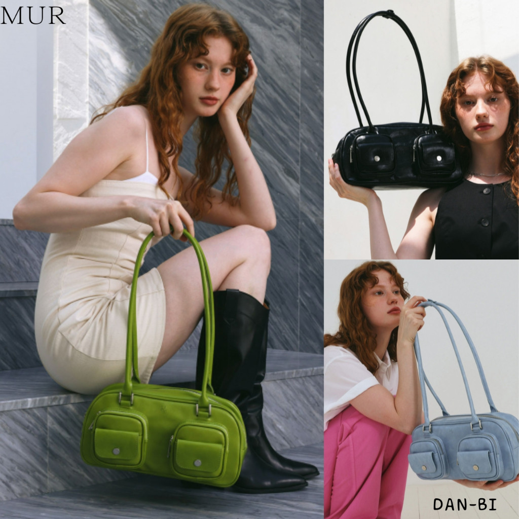 ♞,♘[MUR] Poii Bag_6 สี / สินค้าขายดีตอนนี้! / กระเป๋าประจําวัน / สินค้า KR ของแท้ 100% / จัดส่งด่วน